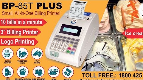 #WEP BP85T PLUS   #BILLING MACHINE BETTER THAN ANY ECR IN 3INCH FORMAT