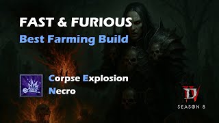 Dash Corpse Explosion Necro Best Farming Build Diablo 4 Season 8