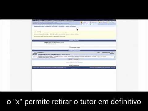 Tutor Online/ Gerenciar Tutor/Login e Senha