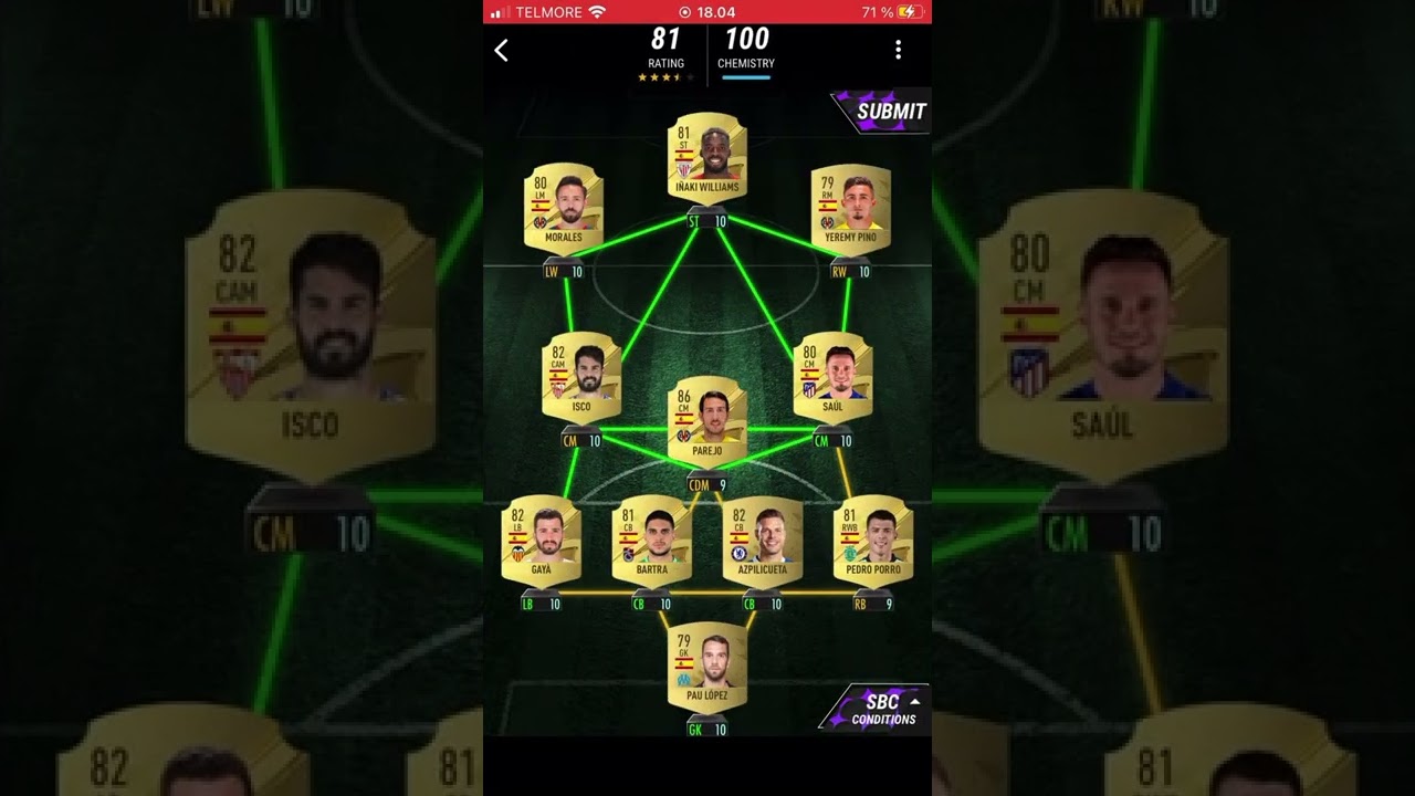 Sbc MADFUT 23 Spain swap