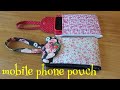 How to sew zipper pouch w/ mobile phone pocket (3)