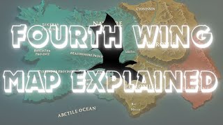 Fourth Wing Map Explained 🌍 | Navarre, Poromiel, and The Barrens World Breakdown