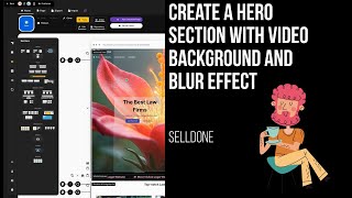 Create a Hero Section with Video Background and Blur Effect🪄