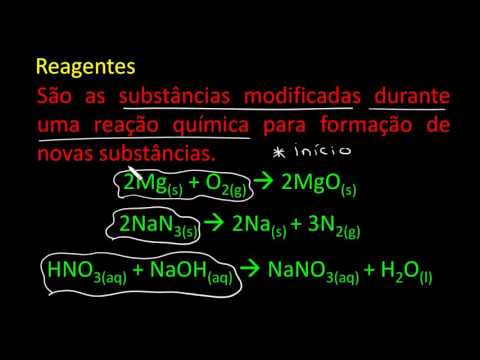 Vídeo: O que é reagente e produto na ciência?