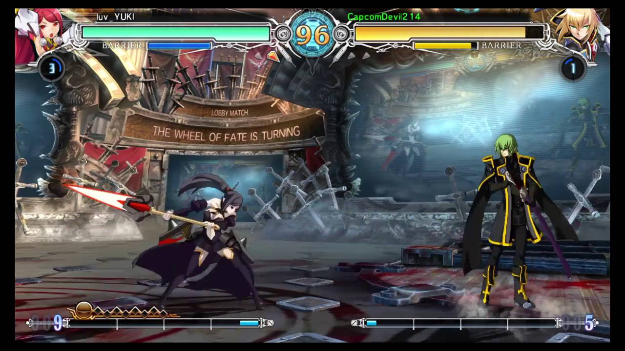 BBCF CapcomDevil214 (Jin) Vs. LuvYuki (Izayoi)