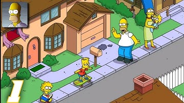 The Simpsons : Tapped Out Tutorial  Gameplay Walkthrough  (Android ios) part 1