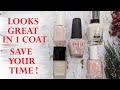 FAST AND EASY MANICURE AT HOME IN 1 COAT | Perfect Nails at Home