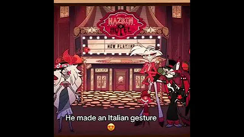ANGEL DUST MADE AN ITALIAN GESTURE!!!! #angeldust#angeldustedit #hazbinhotel💖💖💖❤❤❤