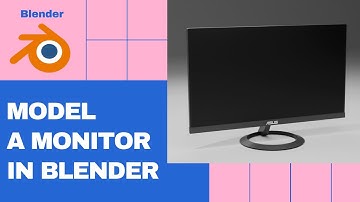 Monitor modelling in blender 2.82  |  NeuralGen
