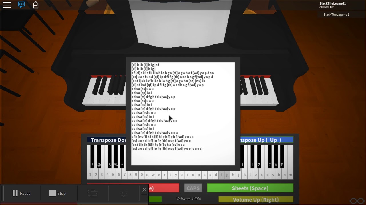 virtual piano sheets