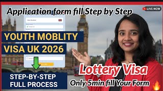 UK Youth Mobility Visa 2026 Live Form Filling 🇬🇧 | Step by Step Application from India17 Feb 2026