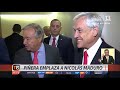 Piñera emplaza a Nicolás Maduro