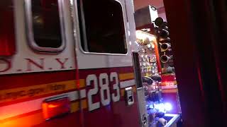 FDNY Engine 283 responds to Box 1644