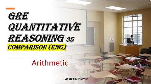 GRE Quantitative Reasoning  35