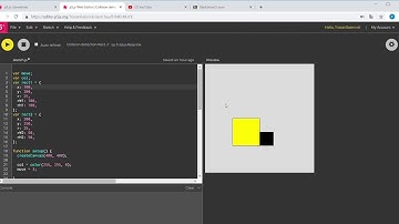 p5 js Web Editor   Collision detection Rect   Google Chrome 26 9 2018 09 33 36