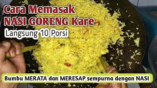 EDAN Enak Banget! Nasi Goreng Dimasak Bumbu ala Kampung yang Legendaris dan Bikin Ketagihan