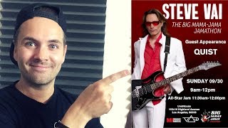 I&#39;ll be jamming with Steve Vai this weekend