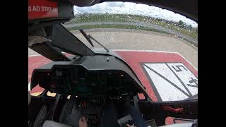 Pilot Nick Herle departing hospital in an Agusta 109E (Cockpit view with audio)