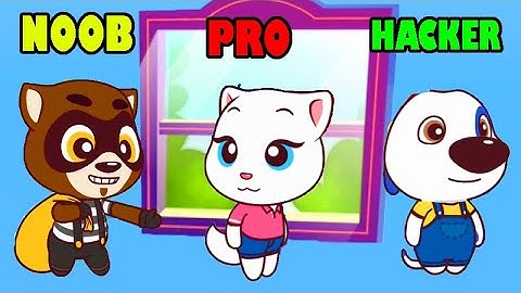 NOOB vs PRO vs HACKER in Tom Candy Run Game 2021 ( ios - Android ) gameplay