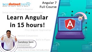 Angular Tutorial for Beginners | Angular Full Course |  Learn Angular 7 TypeScript in JUST 15 Hours!