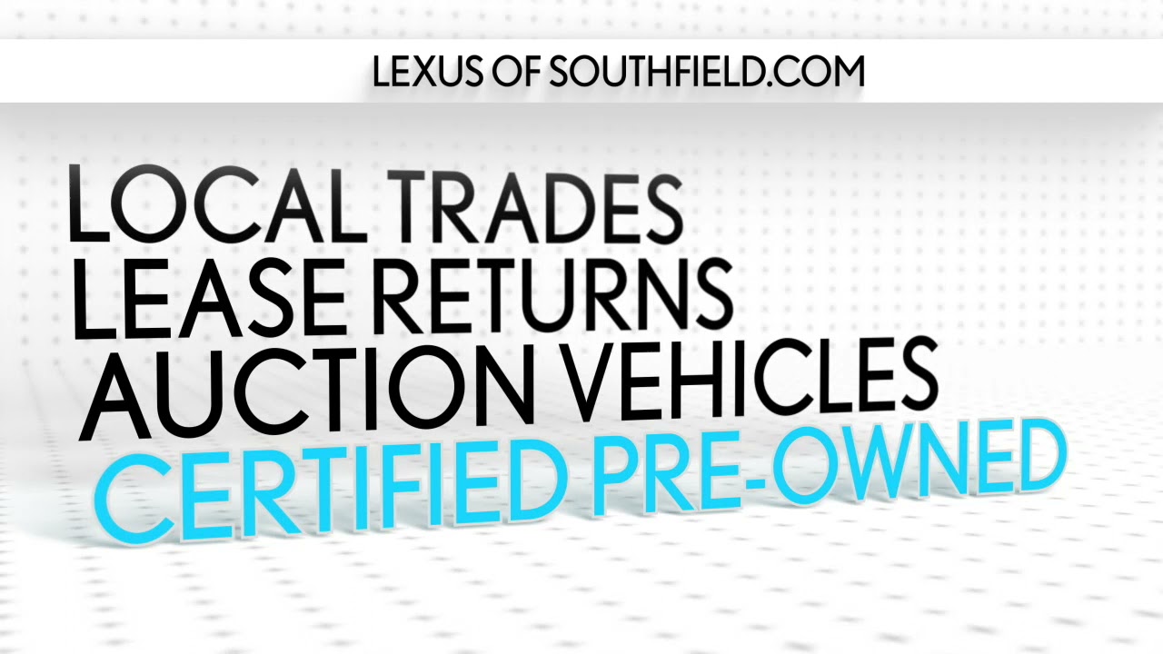 Meade Lexus of Southfield All Used Cars On Sale YouTube