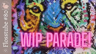 WIP PARADE! All 33 WIPs following me into 2026 😍 (Flosstube #80) 