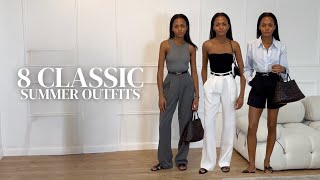 8 CLASSIC SUMMER OUTFITS 2023 | CAPSULE WARDROBE STYLE by Fabiana Cristina 4,549 views 9 months ago 5 minutes, 4 seconds