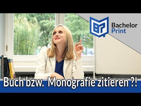 Video: Wie zitiert man ein Buch in CSE?