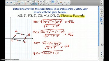 6-3 Tests for Parallelograms