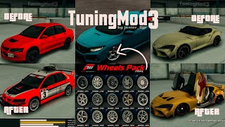 GTA San Andreas : Tuning Mod v3.0.1   Tuneable Car With ( Rims / Wheels Pack ) - PC - Update 2021 HD