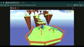 I played ggenije⁩'s crystal seeker 3d platformer.