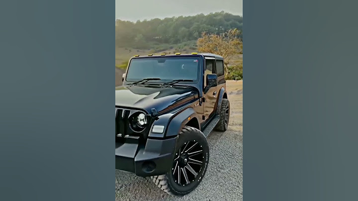 Mahindra Thar status 😈#trending #ytshorts