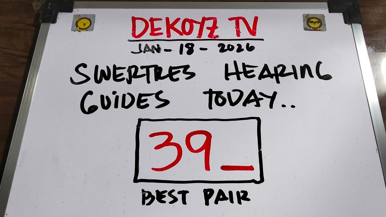 swertres hearing guide today best pair jan-18-2026