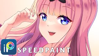 【Ibis Paint】Speedpaint Chika Fujiwara | Ibis Paint X Tutorial