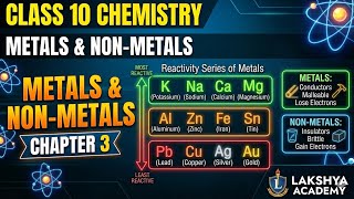METALS AND NON METALS EXPLAINED | CLASS 10 CHEMISTRY EXPLAINED | LAKSHYA ACADEMY