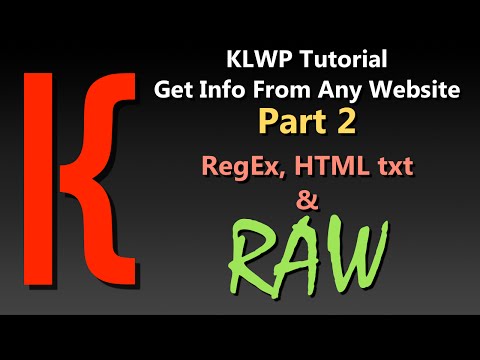 KLWP Tutorial -
