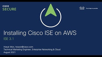 Installing Cisco ISE on AWS