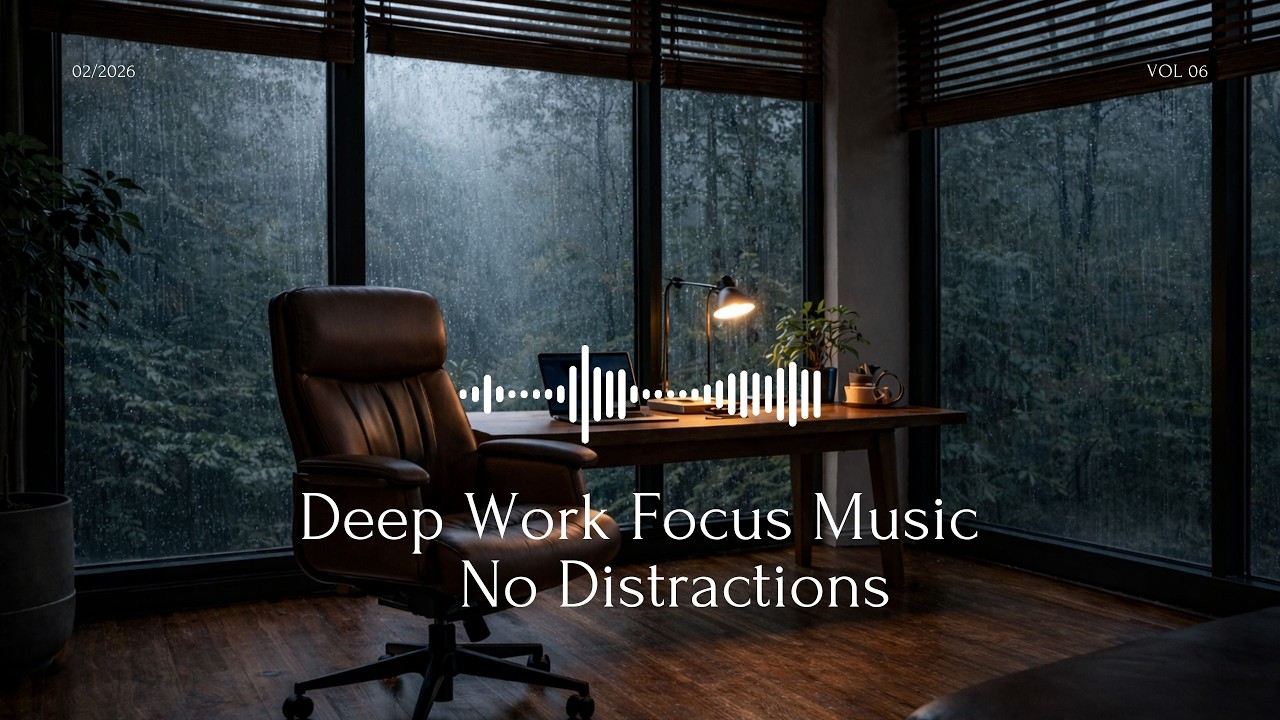 Deep Work Focus Music for ADHD | No Lyrics · No Distractions