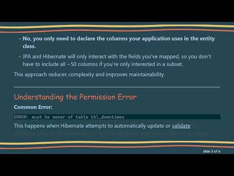 Fixing PostgreSQL Read-Only Access Issues in Spring Boot by Disabling Hibernate DDL Auto