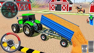 Real Tractor Farming Simulator 2023 - Village Tractor Farm 3D - Android Gameplay #2 screenshot 4