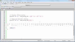 More on multi dimensional arrays