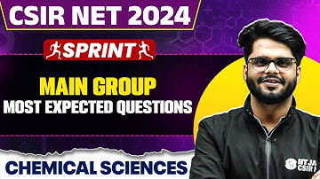 CSIR NET Dec 2024 Chemical Sciences | Main Group | Most Expected Questions | PW