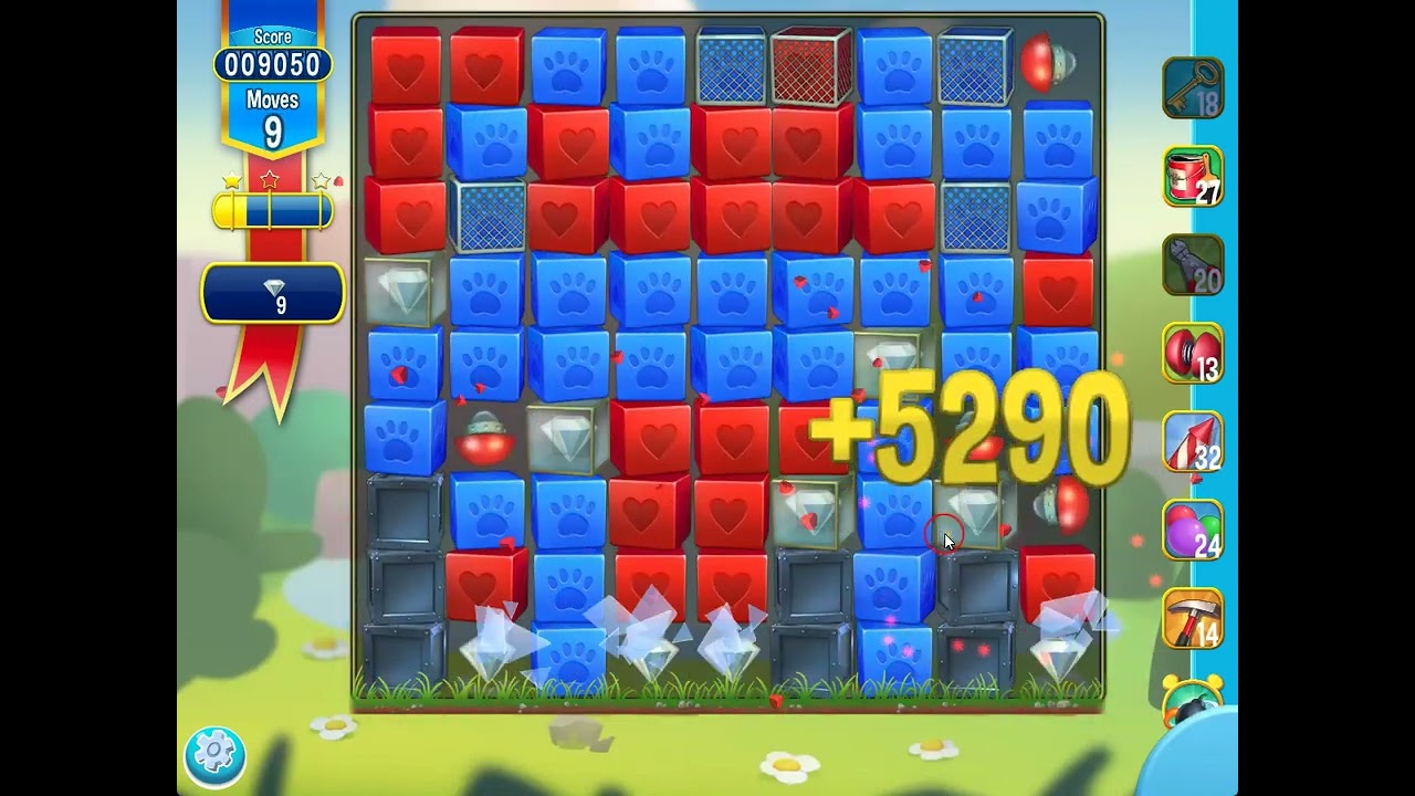 Pet Rescue Saga level 5073 no boosters | PuzzledCubes.site