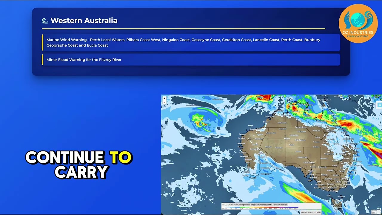 Current Australian Weather Warnings | Tuesday 10 March 2026