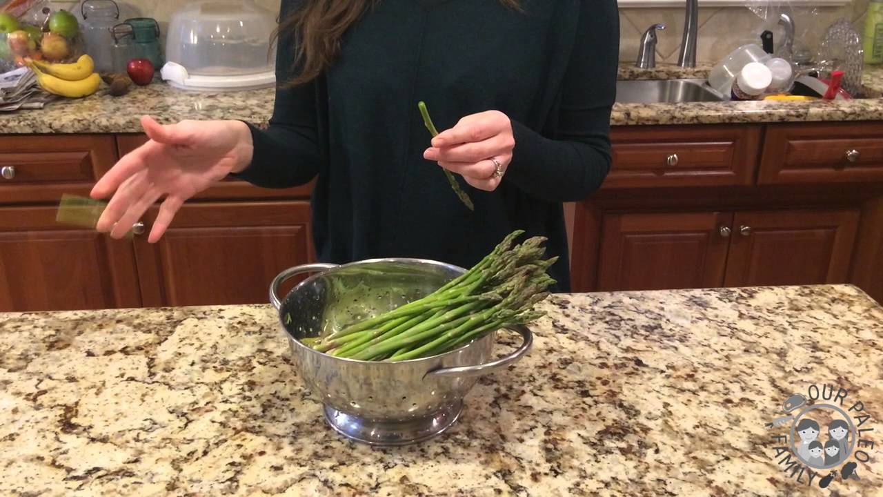 Cleaning Asparagus YouTube