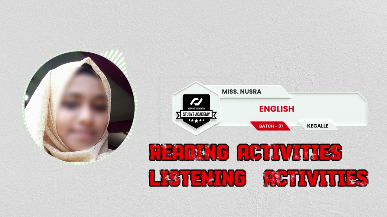 Student Feedback | English | Miss. Nusra | Studyz Academy