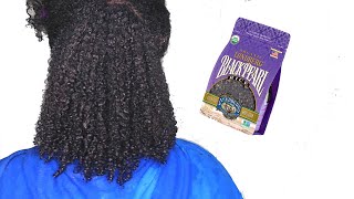DIY Hair Mask Ep 1 Creamy Black Rice For dry frizzy weak slow growth natural hair