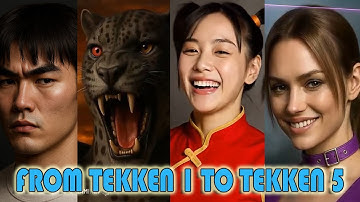 TEKKEN 1 to TEKKEN 5 - ALL Characters Reimagined AI in REAL Life Ultra Realistic