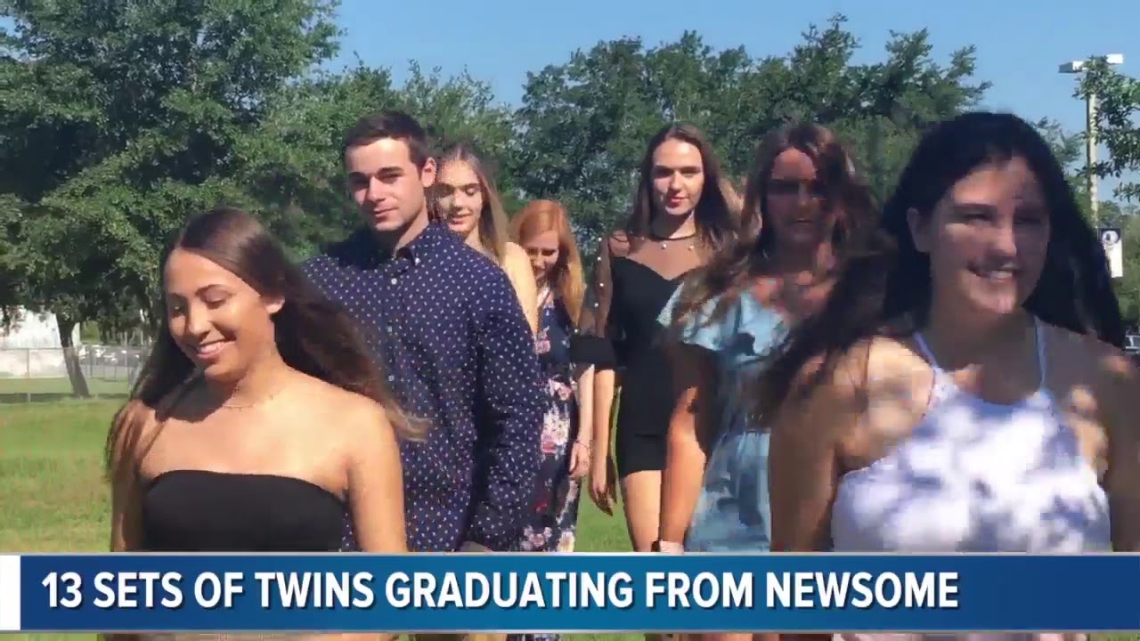 Seeing Double 13 Sets Of Twins To Graduate From Newsome High School Youtube