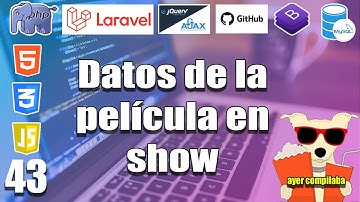 43 Cargando DATOS en el archivo SHOW.BLADE.PHP con (LARAVEL y MYSQL)FULLSTACK